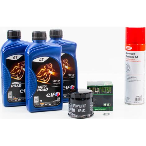 Kit Entretien Vidange pour VOGE 625 R de 2025 - ELF MOTO 4 ROAD 10w40 3L