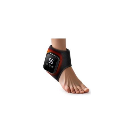 Massaggiatore elettrico per piedi 3 in 1 ricaricabile tramite USB con funzione riscaldante, 3 modalità e 5 livelli di intensità - Nero - Crezuo (1/5)
