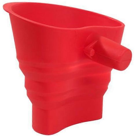 Flour entonnoir pour KitchenAid robot alimentaire grade silicone pliable entonnoir grand capacité robot pâtissier B (1/5)