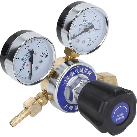 Manomètre YQY-12, détendeur pour bouteille de gaz 2,5 MPa, détendeur pour bouteille d'oxygène (1/5)