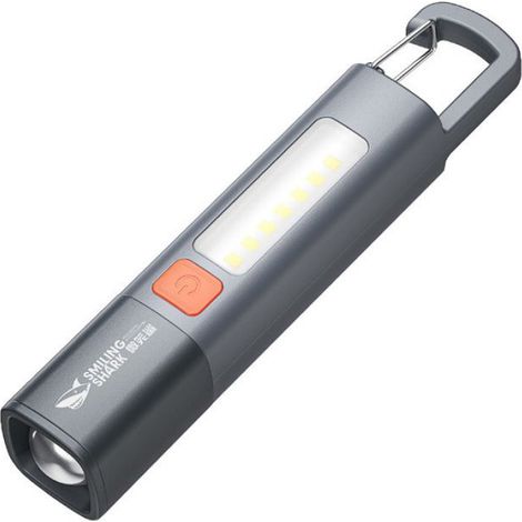 Lampe De Poche - ABS - USB-C - Éclairage Télescopique - 5 W - 1200 mAh - Portée 200 M - Pour Extérieur Baignade Réparation