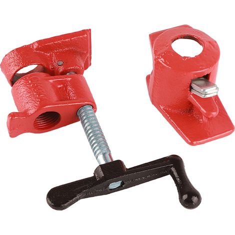 Set mit 2 1/2-Zoll-Rohrklemmen zum Verleimen von Holz, robust, rutschfest, verschleißfest, hochbelastbarer Holzbearbeitungsschraubstock (1/5)