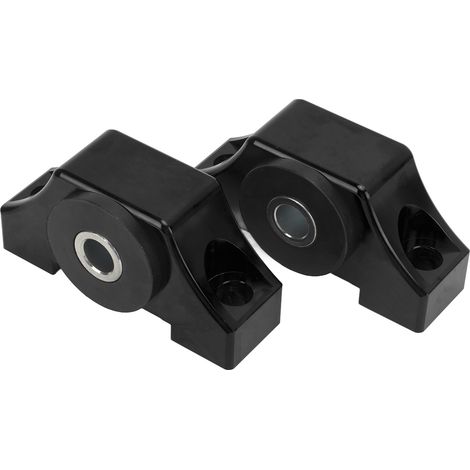 Kit de support de torsion moteur en aluminium 6061-T6 usiné, compatible avec les moteurs Honda Civic EG, EK et BD (B16, B18, B20, D16), noir. (1/5)