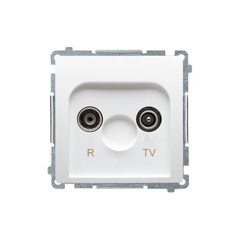Presa passante RTV 10db BMZAP10/1.01/11 Modulo base bianco (1/4)