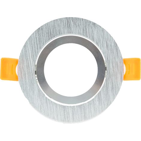 IluminaShop - Aro Basculante Redondo Niquel para GU10/MR16