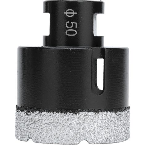 Foret carotte diamant brasé sous vide, scie cloche pour marbre, M14 noir 50mm (1/5)