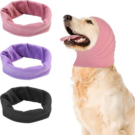 Protecteur Auditif Pour Chien Et Chat - Couvre-Oreilles Anti-Bruit Pour Toilettage Bain Séchage Et Anxiété - Tailles S M L (1/5)