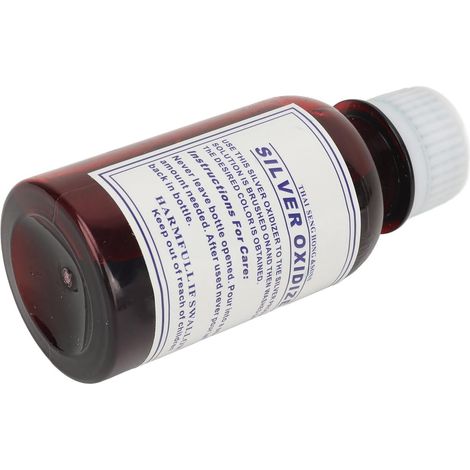 Noircisseur d'argent – Solution Oxydante 100 Ml pour Noircir les Bijoux Rétro de Style Vintage – Liquide de Ternissement de l'argent (1/5)