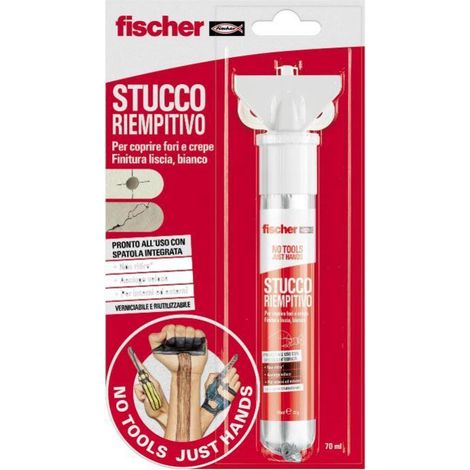 Mastic fischer w040300001 - couleur blanc à peindre