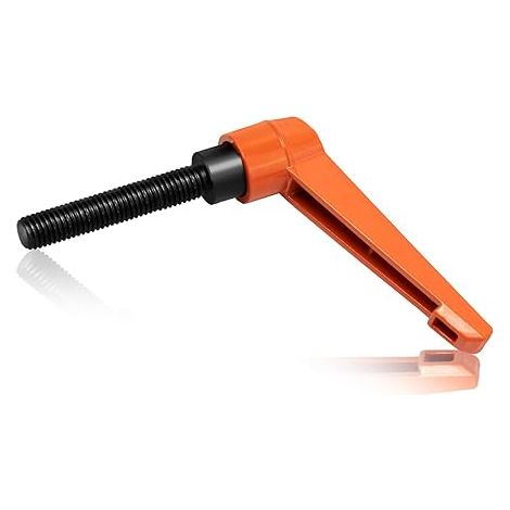 Verstellbare Klemmhebel Griff M12 Spanngriff Griffmutter Klemmgriff Verschlusshebel Außengewinde Griff Maschinengriffe 63mm (1/5)