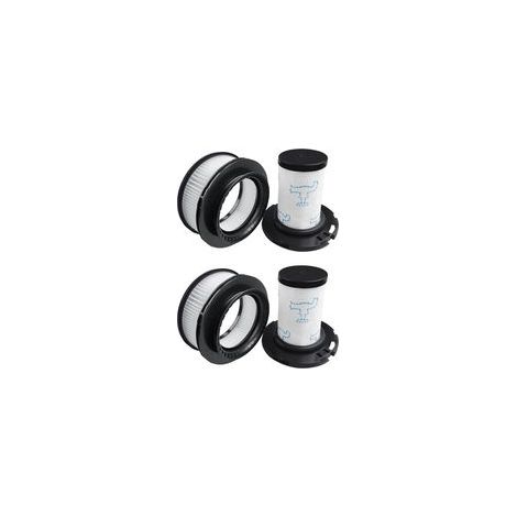 Lot de 4 Filtre pour Rowenta X-Force Flex 11.60 12.60 14.60 15.60 Animal RH9878 RH9898 RH9958 RH99F1 Aspirateur, 2 Filtres Pré-moteur + 2 Filtres Post-moteur, Remplacement ZR009007 ZR009008 (1/5)