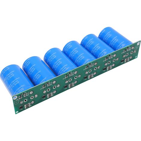 6-in-1-Superkondensatormodul (2,7 V, 500 F) – Energiespeicherkomponenten (16 V, 83 F) (1/5)