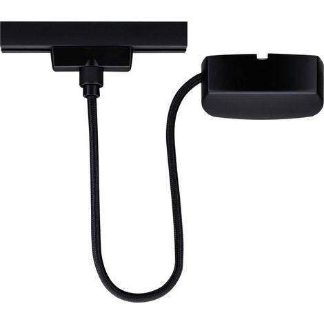 Paulmann 95672 Elément pour système d'éclairage sur rail haute tension Alimentation noir (mat) (1/3)