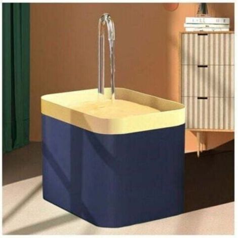 Fontaine à eau pour chat filtre automatique USB électrique muet chat abreuvoir bol 1.5L recirculation abreuvoir filtrant pour chats distributeur d'eau pour animaux de compagnie bleu foncé,250g,