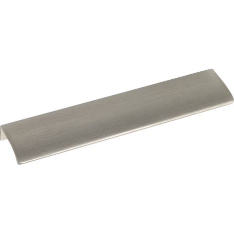 Griffleiste Möbelgriff Edge Straight LA 2x160mm L 350mm Alu Edelstahl-Effekt