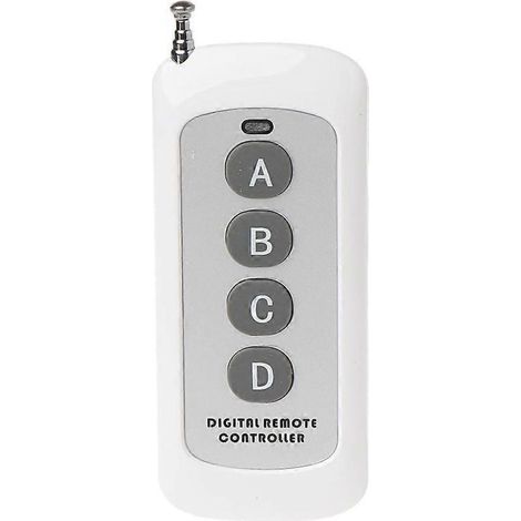 Interrupteur sans Fil Télécommande 4 Canaux 433MHz Code Apprentissage Universel 1527 (1/5)