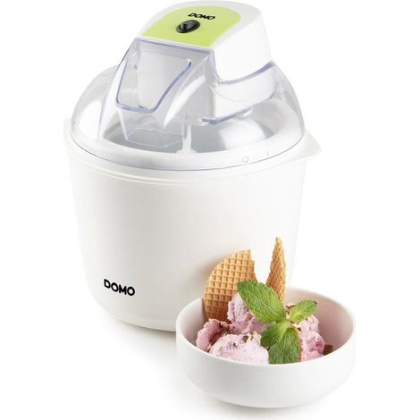 Sorbetiere - Machine a glace - DOMO - DO9304I - 1,5 L - Glace, sorbet, yaourt glacé - Préparation 20 a 40 min (1/5)