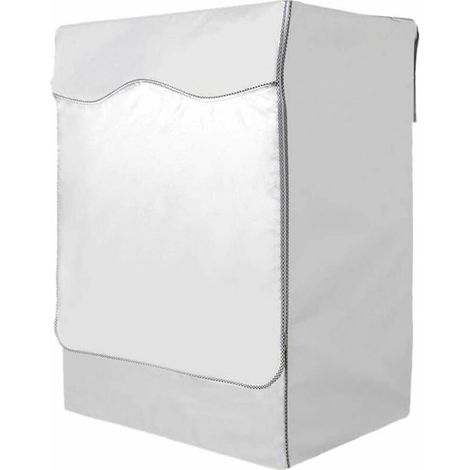 Housse pour Lave-linges Imperméable, Couverture de Protection pour Machine à Laver, Anti Poussière Housse pour Lave-Linge et Sèche-Linge à Chargement Frontal,Convient aux machines à laver de 8 à 10 kg (1/5)
