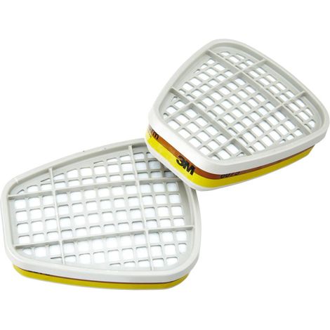 3M™ 6075 A1 Filter für organische Dämpfe und Formaldehyd 8 Filter/Karton - Stück: 8
