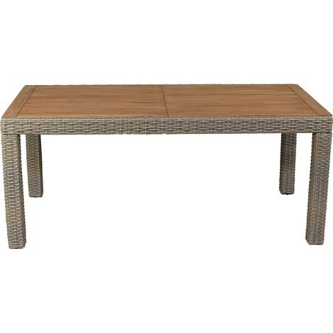 Teneriffa Set 13tlg. 6 Sessel m.Kissen,1 A-Tisch180(240)x100