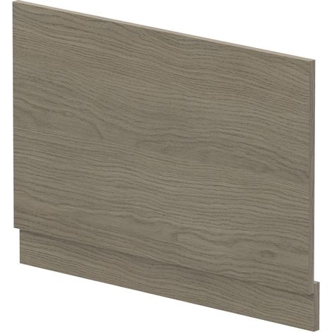 800mm Bath MFC End Panel & Plinth - Woodgrain Solace Oak