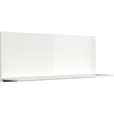Deko-Regal Fiore L 80cm Weiss hochglanz (1/4)