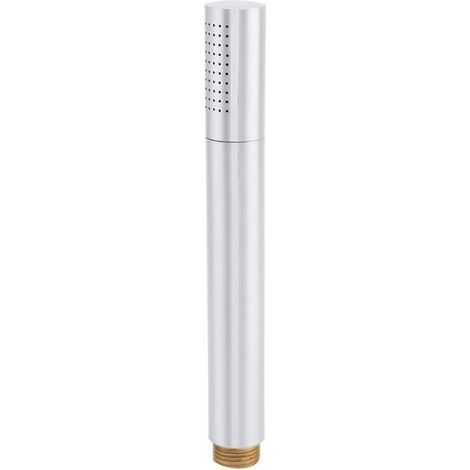 Pommeau de Douche à Main, Matériau en Cuivre, Poli, Prise Confortable, Détachable, Réutilisable, Filetage G 1/2, 19,2 2,4 2,4 Cm, pour Salle de Bain (1/3)