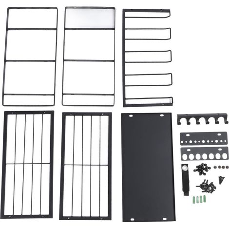 Organisateur mural pour outils électriques - Support de perçeuse en métal robuste, capacité 90 kg, pour garage et atelier (1/5)
