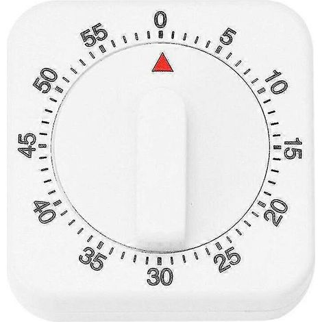60-Minuten-Küchentimer mit Kochring, mechanischer Zähler, Aufziehwecker