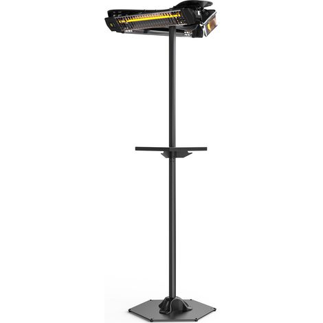 Stufa Elettrica Riscaldatore Infrarossi IP65 Girosole 3x1200W con Tavolino (1/2)