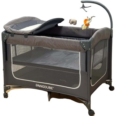 Lit de bébé, Design pliable, Utilisation portable multifonctionnelle, Comme sur la photo (1/2)