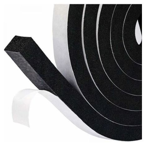 Joints de portes et fenêtres en mousse visqueuse, brise-vent de bas de porte, joints anti-collision et insonorisants [2 mètres 2 rouleaux] (1/5)