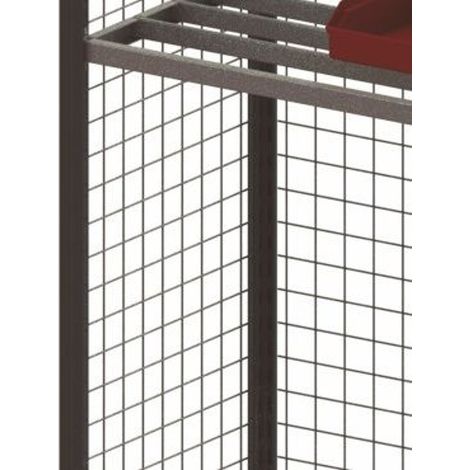 PROVOST - Côtés grillagés métalliques pour rayonnage tubulaire Prospace+ - H 200 cm