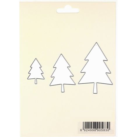 Troqueles de corte 3 en 1 para máquina cortadora de árboles de Navidad