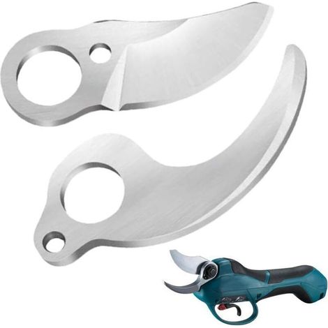 Lames de rechange pour cisailles de jardin électriques, 25 mm, 1 paire. Lames de rechange en acier haute résistance SK-5 pour cisailles de jardin électriques, lames fixes et mobiles. (1/4)