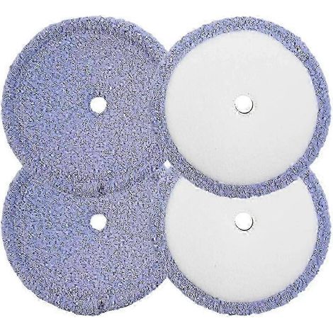 Lot de 4 lingettes de rechange en microfibre lavable pour robots EVERYBOT Edge RS700 et RS500 (1/5)