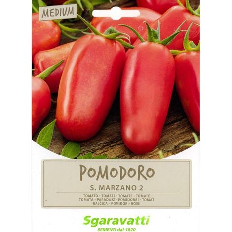 Semi per Ortaggi e Vegetali Pomodoro San Marzano Sgaravatti 10 Pezzi