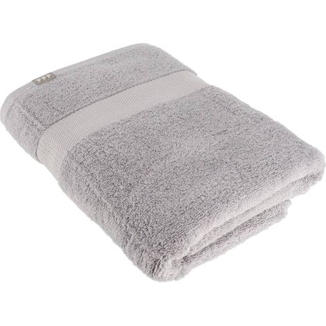 Badetuch 70x130 cm 100% baumwolle - hellgrau - Tendance (1/2)