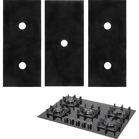 Protection Plaque Cuisson Gaz Tapis de Cuisinière à Brûleurs Housse de Protection pour Plaques de Cuisson (1/5)
