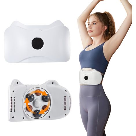 Appareil de massage abdominal sans fil rechargeable, appareil de musculation abdominale électrique portable, 3 vitesses et modes, adapté pour la taille et l'abdomen (1/5)