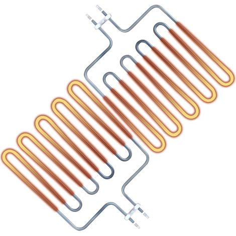 Résistance de Sauna, 3000W, 220V, Acier Inoxydable, 2 pièces, de Rechange (1/5)