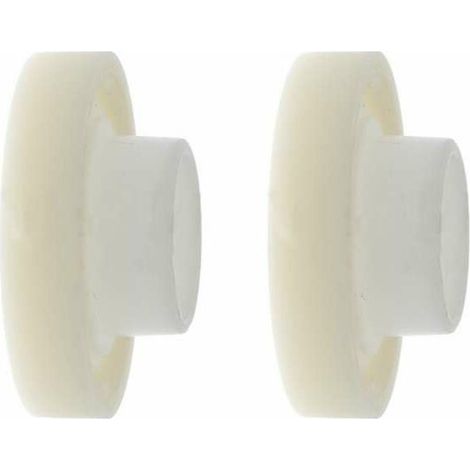 2x Roulement de volet roulant à palier lisse Ø extérieur 28mm Ø intérieur 12mm en PVC blanc Fenêtre Store Ouverture Fermeture Caisson Treuil (1/2)