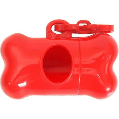Distributeur de sacs à déjections canines grande capacité, porte-sacs en forme d'os (1/5)