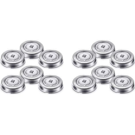 Packung mit 12 Ersatzscherköpfen SH30, kompatibel mit Elektrorasierern der Serien 1000, 2000 und 3000