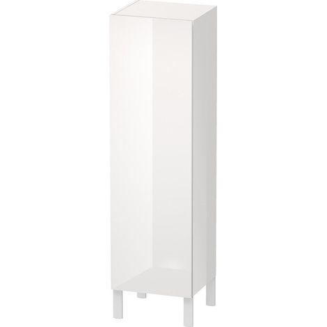 Armoire Duravit L-CUBE ind 250/500x200/363x901/1320mm ouverture gauche blanc brillant
