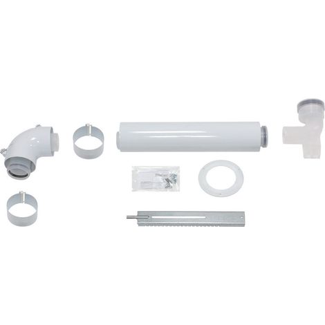 Vaillant Basis-Anschluss-Set, 60/100 PP für Überdruckgassystem DN 100, 0020277302 (1/2)