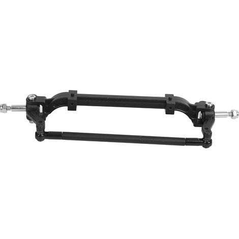 Tige de direction d'essieu avant sans puissance pour camion tracteur RC Tamiya 1/14 série, noir, pièce de liaison de barre (1/5)