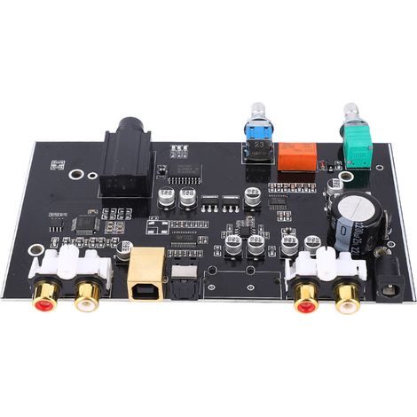 DC12V PCM5100 DAC Board Fiber Optic USB Amplifier Audio Volume Control Decoder Board (1/5)