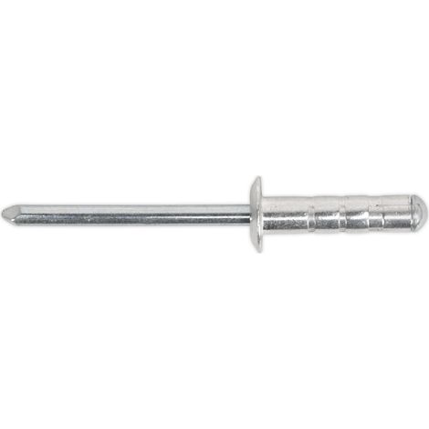 Sealey Aluminium Multi-Grip Standard Flange Rivet 4.8 x 27mm - Pack of 200 RM4827S