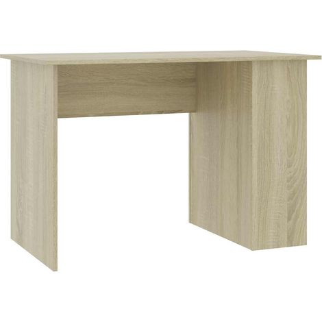Maison Exclusive - Schreibtisch Sonoma-Eiche 110x60x73 cm Holzwer (1/5)